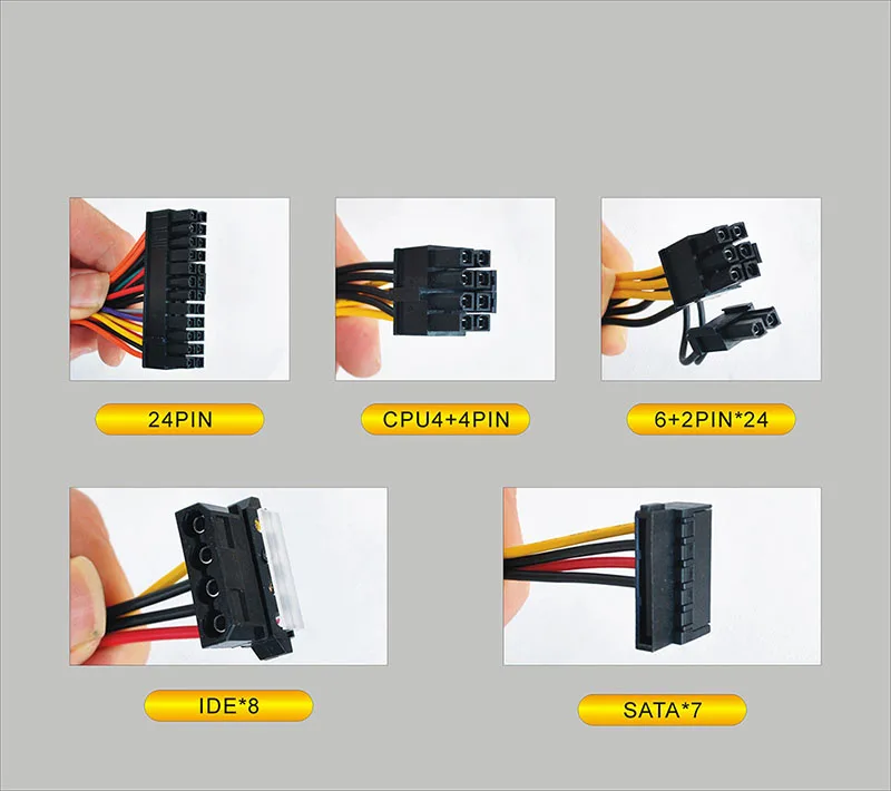 Блок питания ETH PC Asic 3600 Вт для майнинга биткоинов корпус PSU КОМПЬЮТЕРНЫЙ СЕРВЕР Fonte