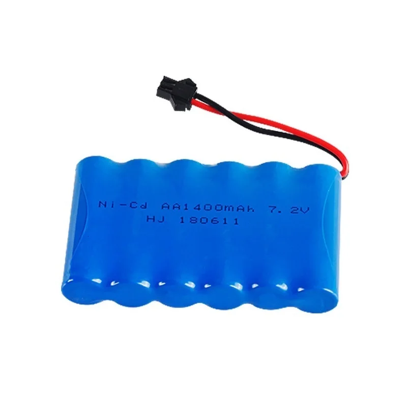 Модель M) 7,2 v 1400mah NiCD аккумулятор для радиоуправляемых игрушек, автомобилей танков, поездов, роботов, лодок, ружья Ni-CD AA 700mah 7,2 v перезаряжаемая батарея