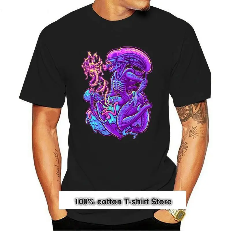 

New Oversized Men Tops Funny TShirt ALIEN PINUP Leisure T Shirts 100% Cotton Clothes Short Sleeve Casual Tee Shirt Round Collar