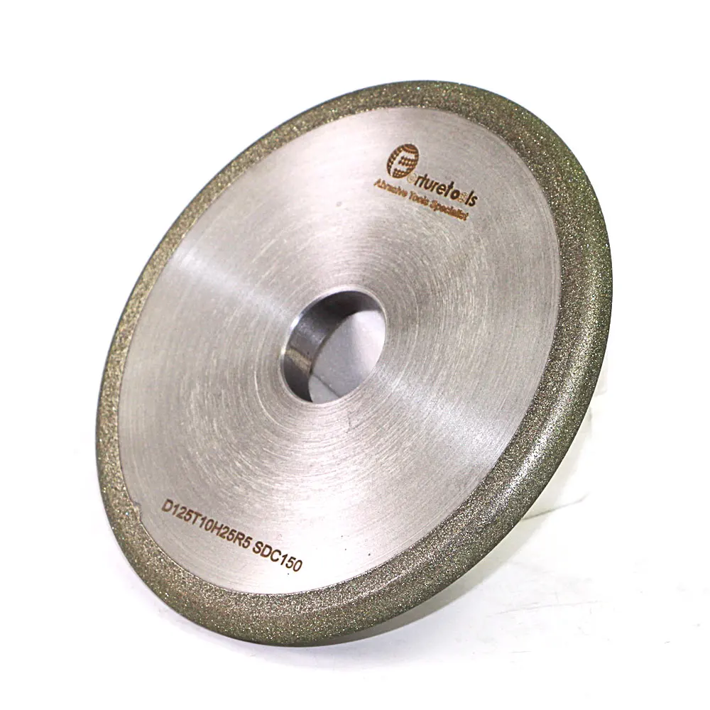 1 шт. алмазные шлифовальные круги с круглыми краями и гальваническим покрытием