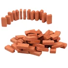 Миниатюрная модель кирпича, 50 шт., 116, для самостоятельной сборки, песочный стол, пейзаж, глиняный пейзаж, строительные игрушки