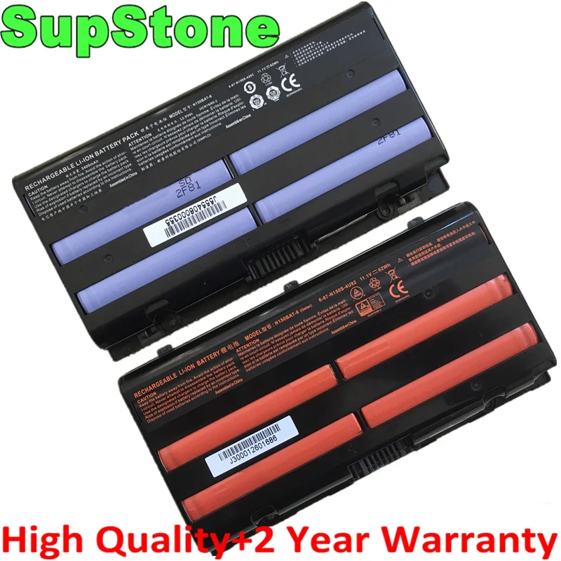SupStone натуральная N150BAT-6 Батарея для Clevo N170SD N150SD N151SD NP7155 N155S 6-87-N150S-4292 Z6-SL7D1 XMG A505 Z6 S2 A726