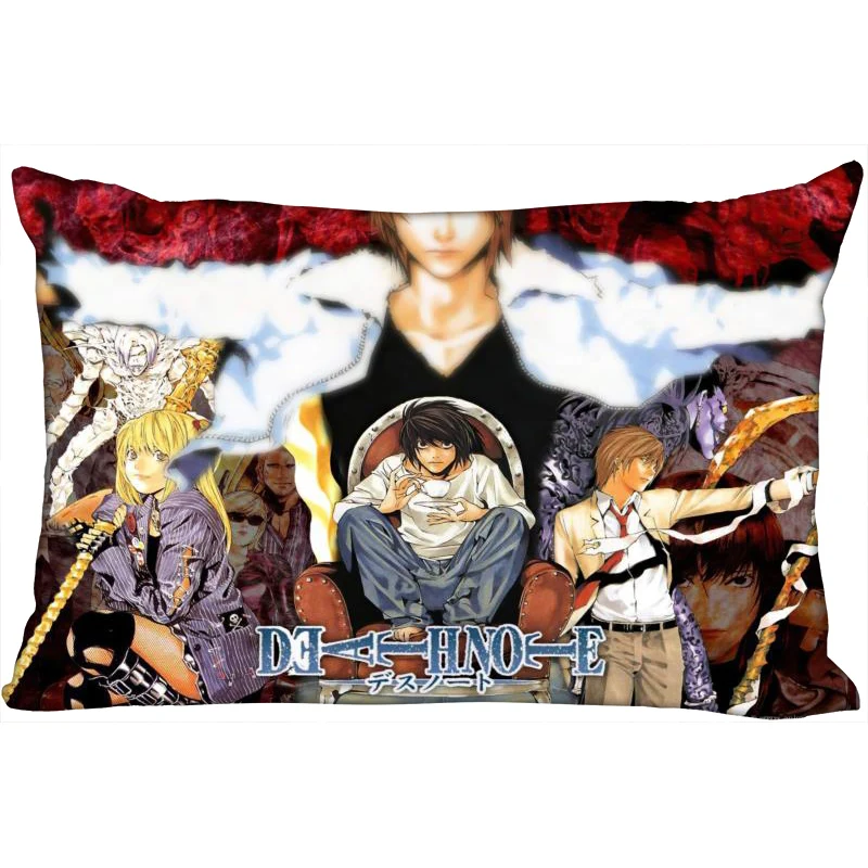 Новое поступление тетрадь смерти наволочка с аниме декоративная 45x35 см (с одной