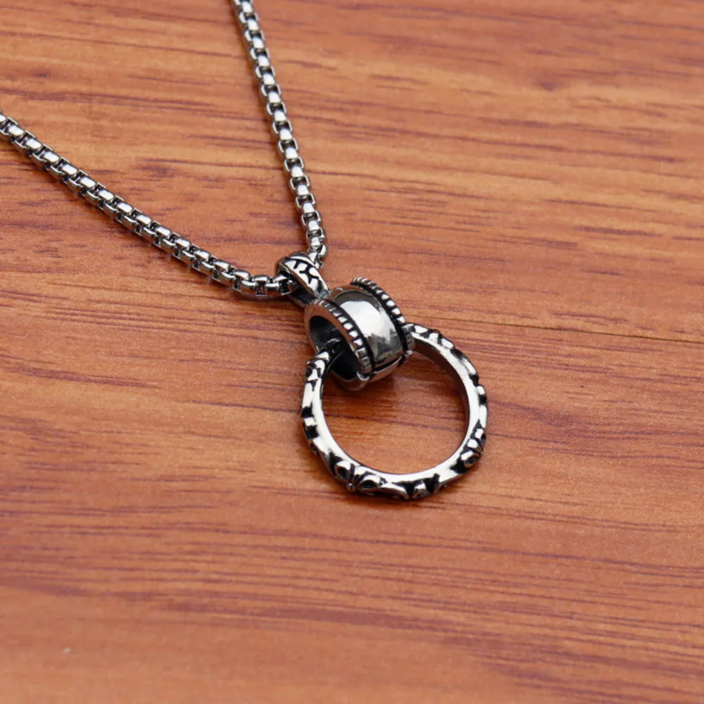 Длинная цепочка из нержавеющей стали для свитера модная мужская бижутерия