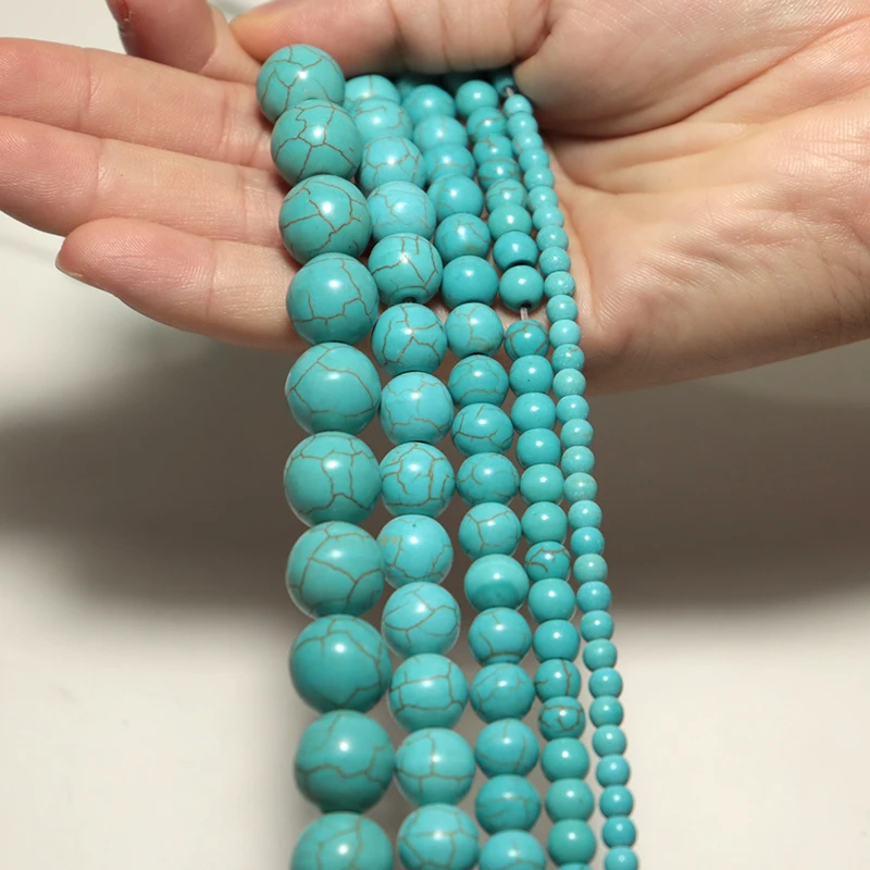 Бусины Из Искусственного Камня AAA + для изготовления ювелирных изделий гладкие