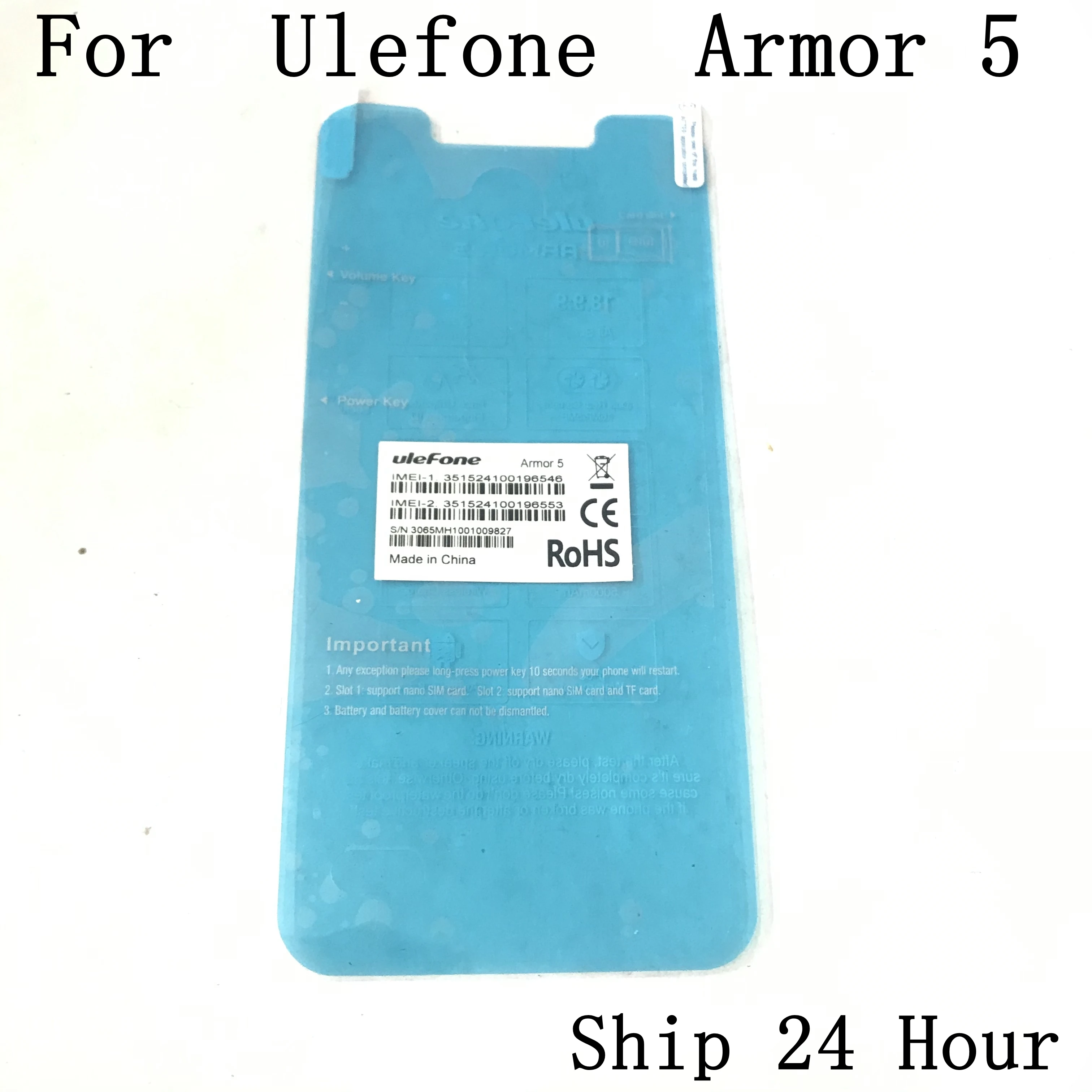 

Защитная пленка для Ulefone Armor 5, запасная часть для Ulefone Armor 5 Ремонт починка