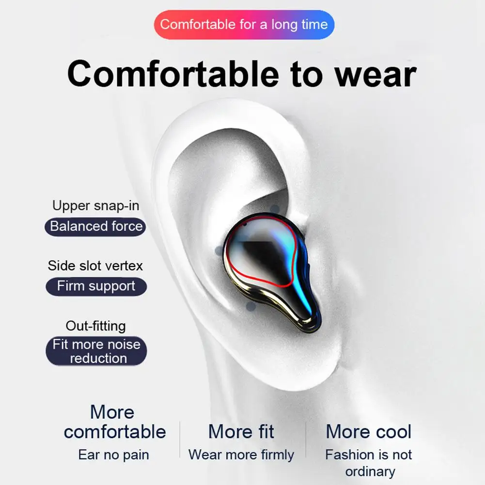 

2020 New SE16S TWS Wireless Headset Bluetooth 5.0 Sports Headphone Mini Waterproof Sweatproof LED Earbuds In-ear Earphone