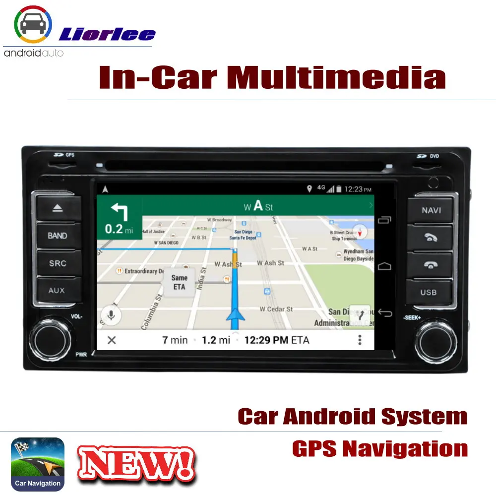 Для Toyota Ipsum/пикник/спортивный фургон 2001 2009 Автомобильный Android плеер DVD GPS