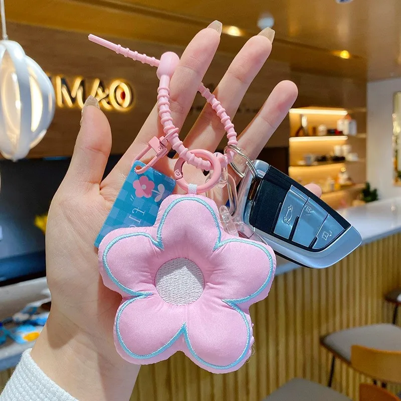 lovely lanyard flower keychain on the phone accessories cute backpack ornaments pendant exquisite lanyard strap for phone chain free global shipping