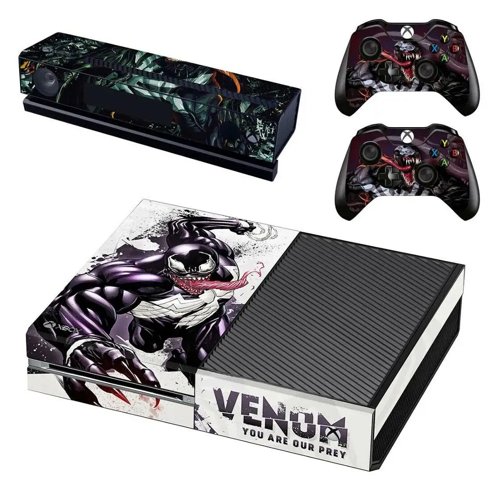 Наклейка s Venom для Xbox one кожа Виниловая наклейка стикеры Adesivo консоль Kinect два