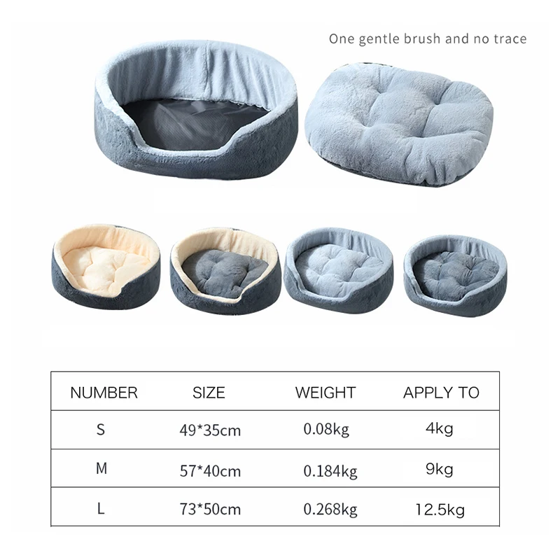 

Cat Bed Pet House Cat Basket Thicking Sofa Mat Beds Warm Dogs Puppy Sleeping Nest for Small Medium Dogs Cats Teddy Pets Supplies