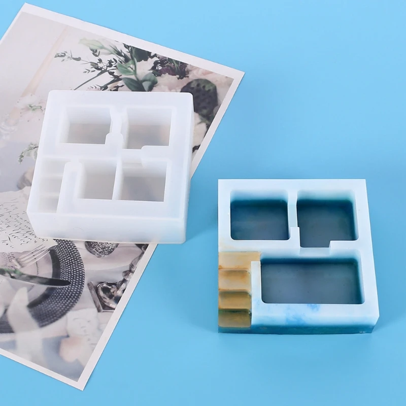 

2021 New Succulent Flower Plant Pot Epoxy Resin Mold Concrete Cement Clay Silicone Mould