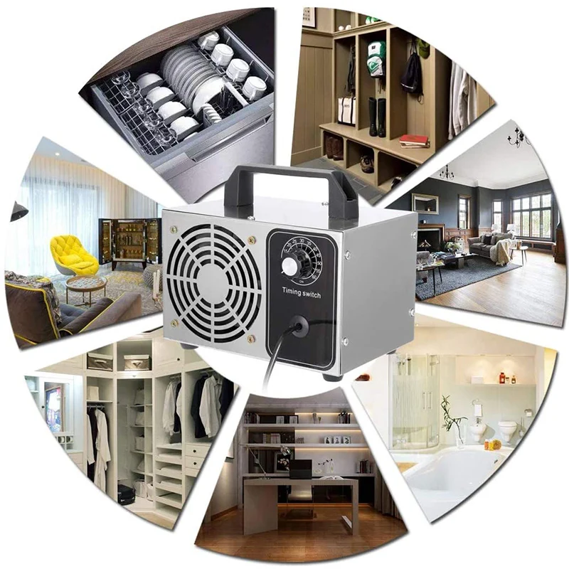 

28g/h Ozone Generator Ozone Machine Timing Household Purifier Air Cleaner Disinfection Sterilization Cleaning Formaldehyde 110V