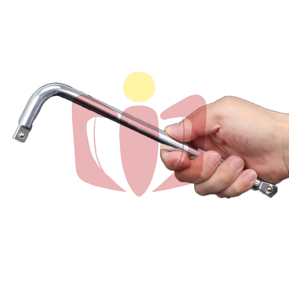 L Type Socket Bent Bar1/4 3/8 1/2inch L-Handle Sockets Wrench Hand Tools Curved Rod | Инструменты