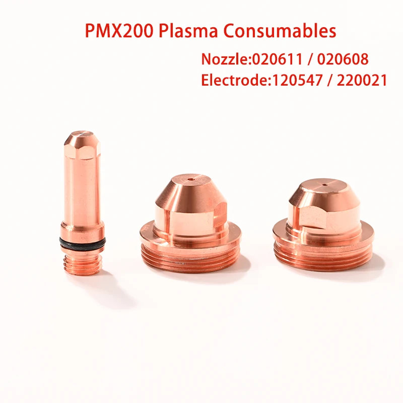 High Quality PMX200 Plasma Cutting Machine Consumables Nozzle 020611 020608 Electrode 120547 220021 