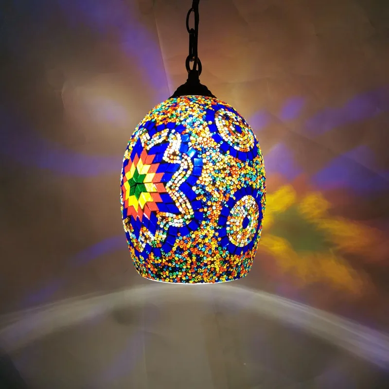Фото Оригинальный турецкий комплекс ручной работы стеклянная лампа Masac глазурованная