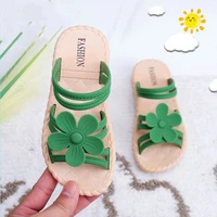 summer childrens slippers soft bottom non slip toddler girl little daisy beach sandals2021 new kids home bathroom slippers