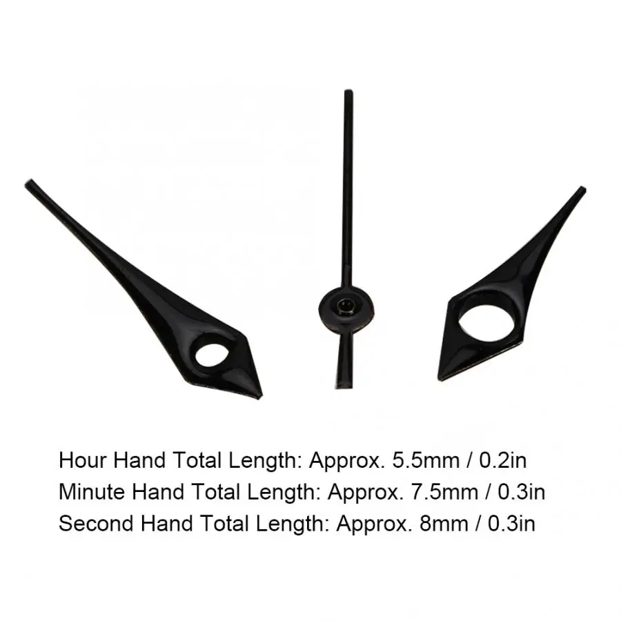 Запасные части для часов 2035 черные золотые часы часовая минутная секундная