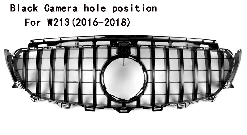 GT-R стиль Вертикальный бар ABS Черная решетка подходит для BENZ W213 E200 E300 E320 |