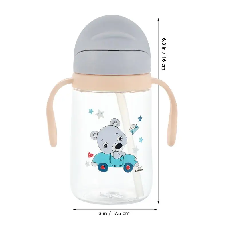 

Baby Straw Cup Spill Proof Sippy Cup with Handles Toddler Baby Drinking Cups
