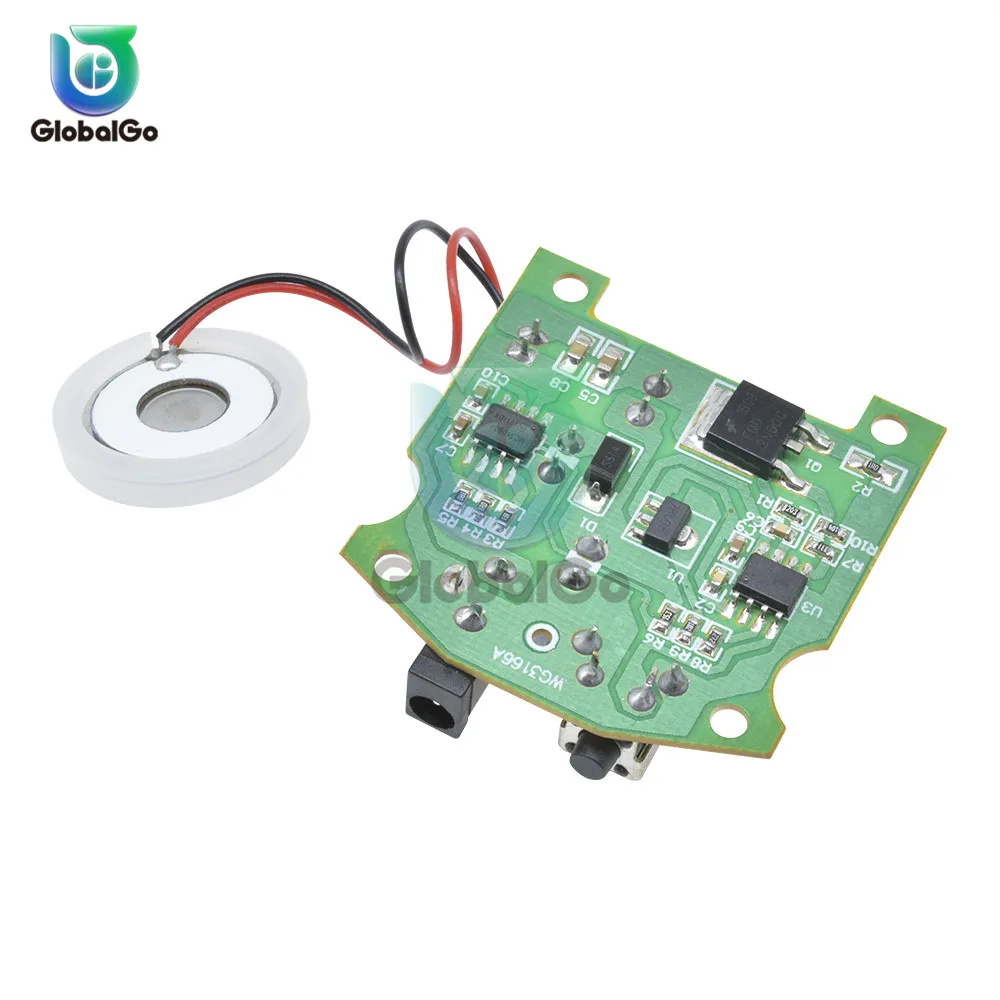DC 3 7 12V 113 кГц 20 мм USB Керамика распылитель преобразователя увлажненный Модуль