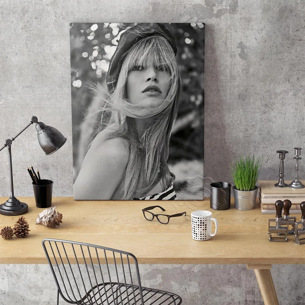 

French Movie Star Brigitte Bardot Colourful Prints Poster Sexy Bikini Wall Art Picture for Bedroom Living Room Home Decoration