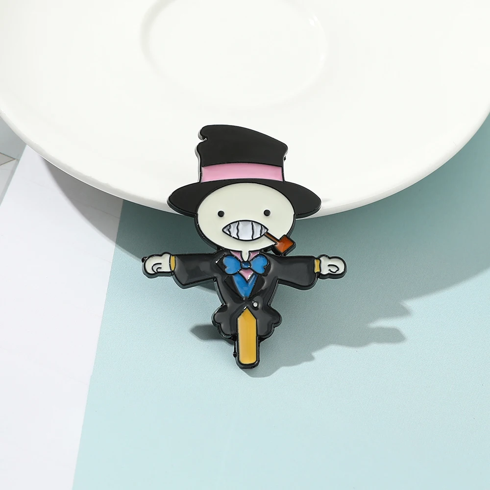 Броши в виде движущегося замка из аниме Howl милые Мультяшные булавки пятнистого