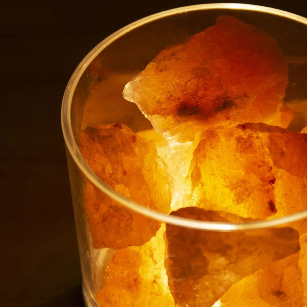 Лидер продаж товары 2020 светодиодная лампа с натуральным кристаллом и солью