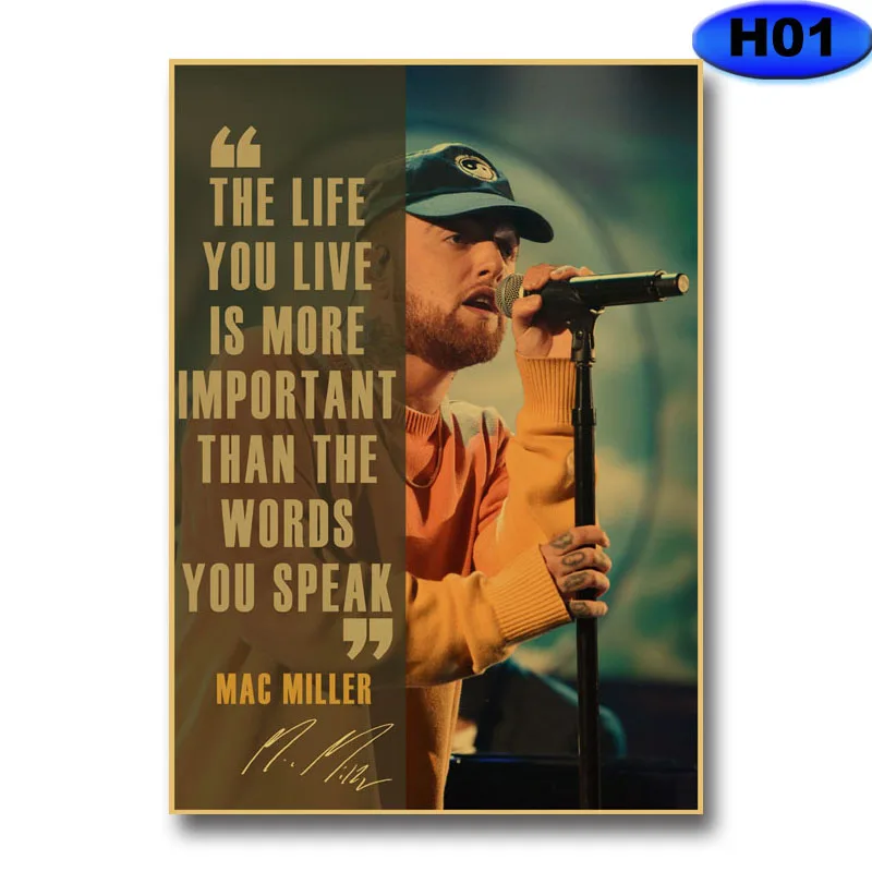 Модный редкий ретро крафт-бумага картины плакаты и принты настенные украшение