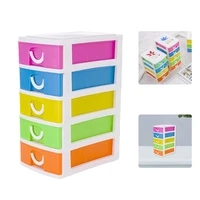 desk drawer set multifunctional colorful diy storage box craft organizer with five pull out drawers save space desktop storage