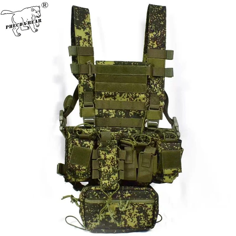 Нагрудный Жилет PHECDA 600D для пейнтбола легкий быстросъемный |