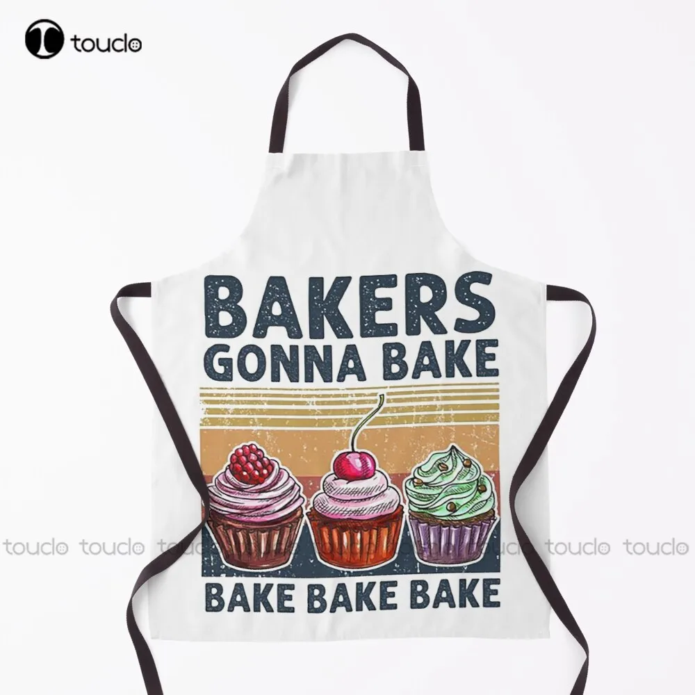 Bakers Gonna Bake Bake Bake Bake Retro  Apron Server Aprons For Women Men Unisex Adult Garden Kitchen Household Cleaning Apron