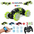 RC Stunt Car 4WD часы с датчиком жестов управление деформируемый Электрический Автомобиль Дистанционное управление RC Drift автомобиль с светодиодный светильник для детей подарок ползунки для малышей