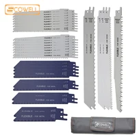 30% Off SCOWELL 32PCS Saw Blades Metal Cutting Saw Blades Reciprocating Saw Blade Set Power Tool Accessories Sabre Saw for Wood