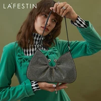 la festin original 2022 new winter fashion trend one shoulder underarm handbag niche pleated banquet tote bag luxury women brand