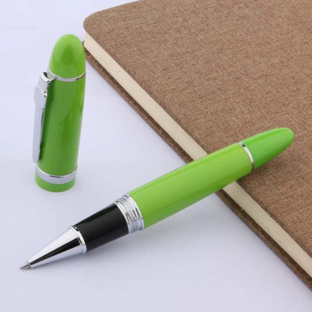 Jinhao 159 матово-зеленый с серебряной отделкой шариковая ручка | Канцтовары для