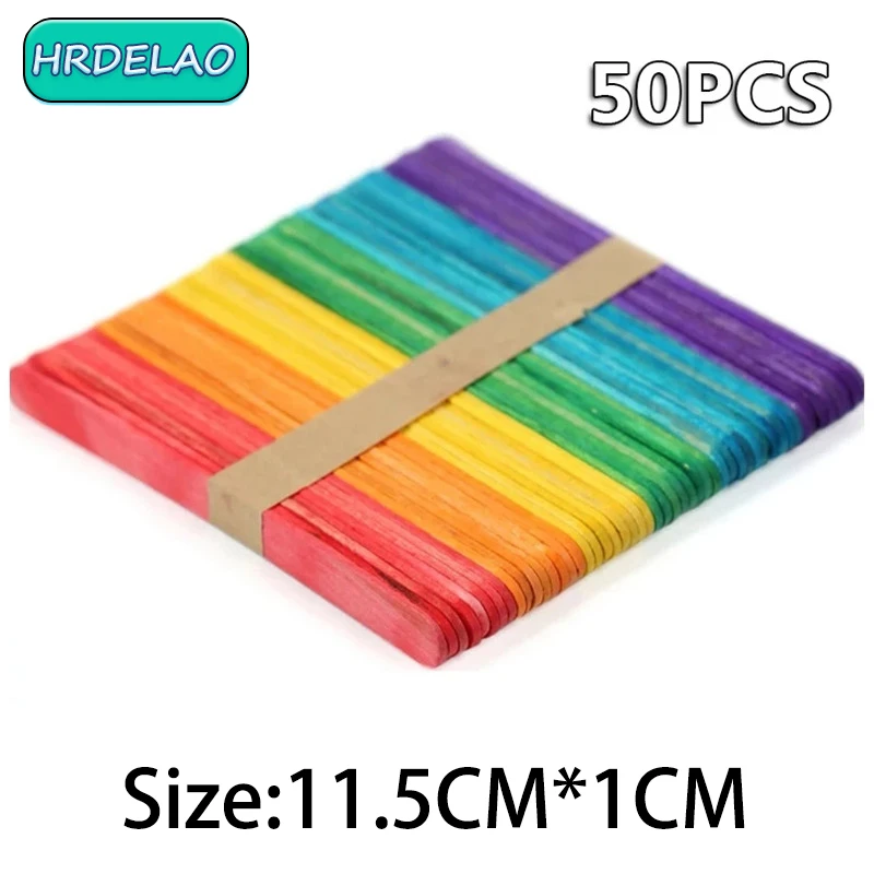 

Деревянные палочки для мороженого, 50 шт.