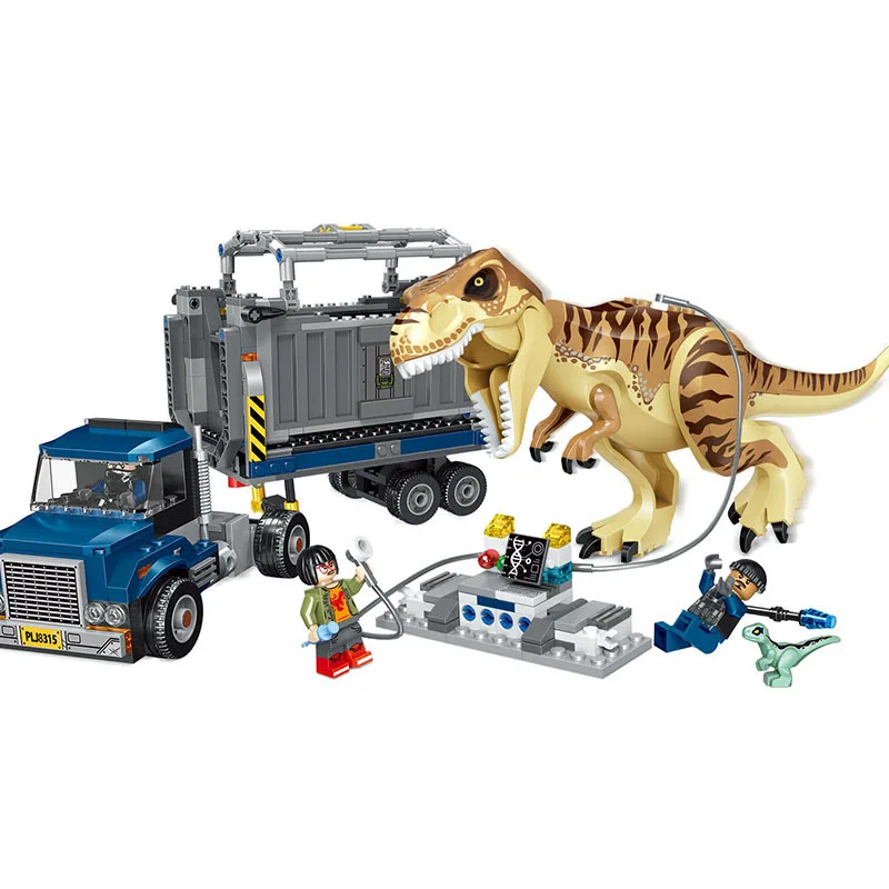 Мир Юрского периода Динозавр индораптор Rampage в Lockwood Estate Building Block игрушки для детей
