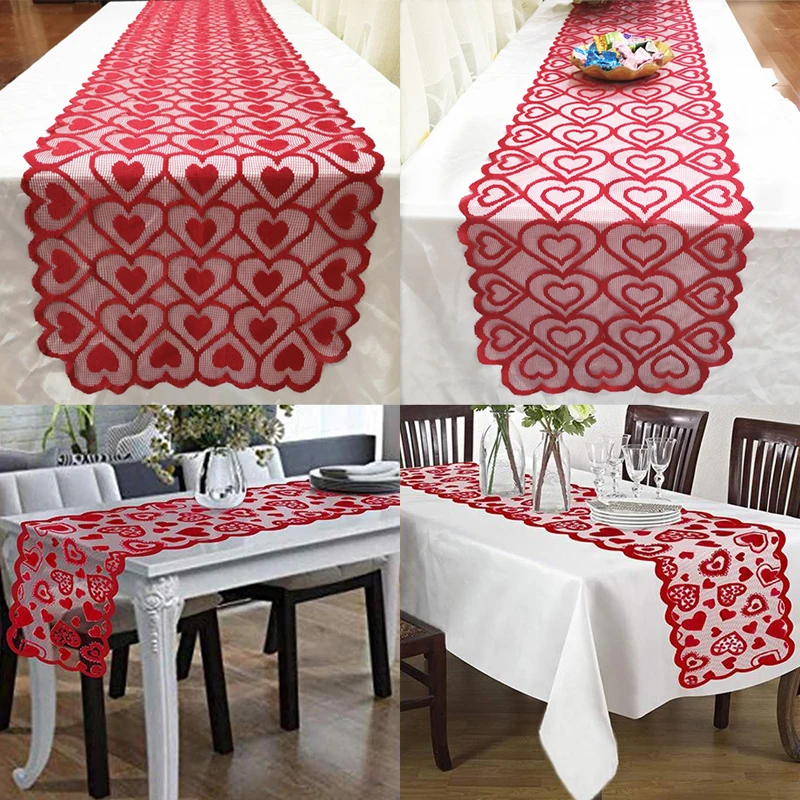 Скатерть кружевная для стола 33*183 см|Настольные дорожки| |