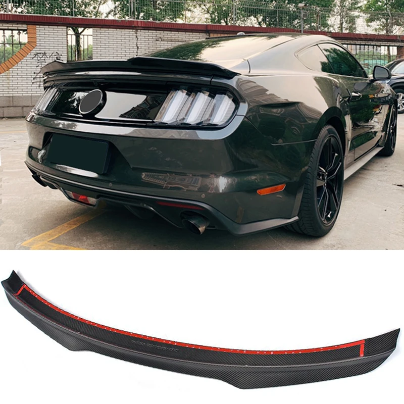 Задний спойлер из углеродного волокна для Ford Mustang Coupe 2 Door 2015 2016 2017 - купить по