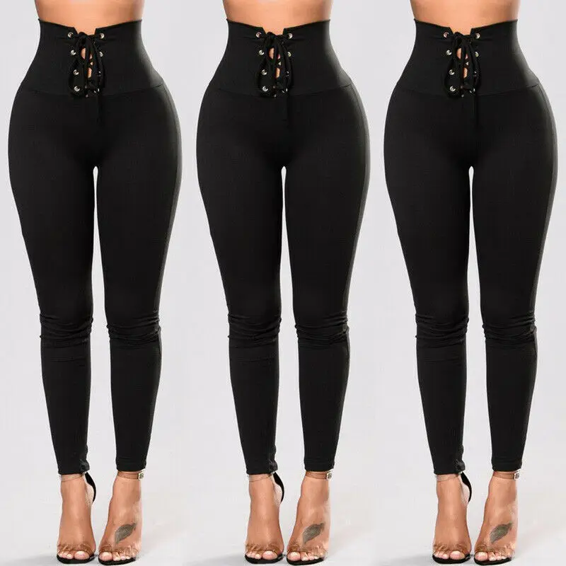 Новое поступление повседневные женские однотонные брюки Goocheer с завышенной