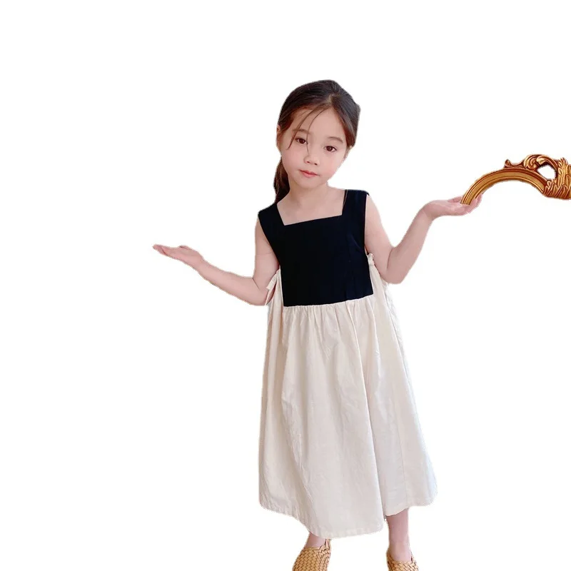 

Fan'an Girls Spring/Summer 2021 Korean New Children's Net Red Dress Sleeveless Princess Dress for Children