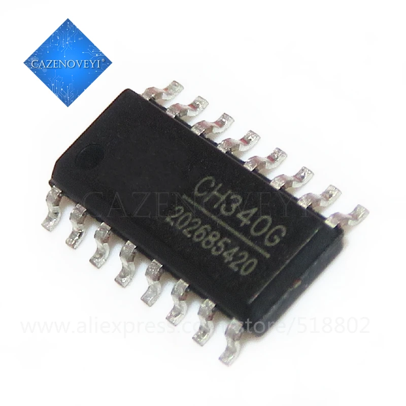 5 шт./лот CH340G CH340 SOP 16 в наличии|Интегральные схемы| |