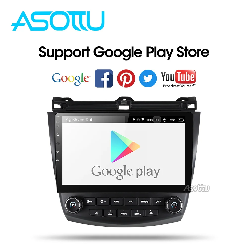 Asottu 2 г+ 32 г android 8,1 игрок автомобиля dvd gps для Honda Accord 7 2003-2007 с автомагнитолы видео плеер gps-навигация стерео