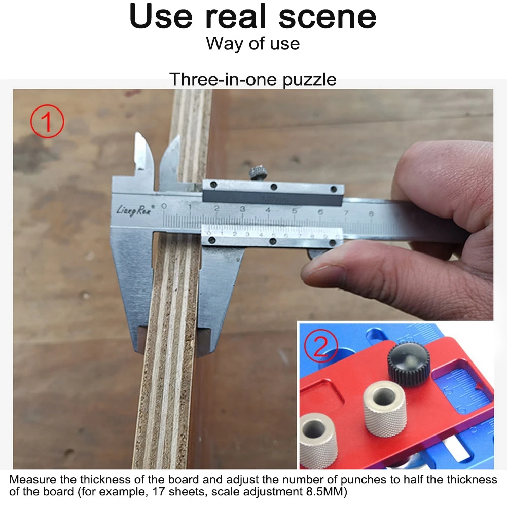 

08350-S A woodworking triple punch retainer section