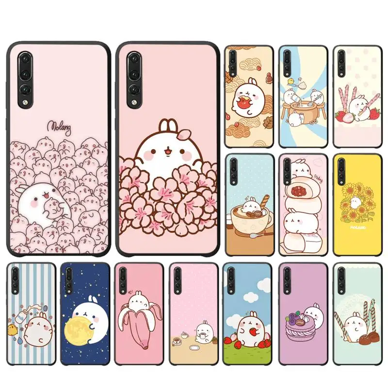 

MaiYaCa Molang rabbits Cutest Kawaii Box Potatoes Phone Case for Huawei P30 40 20 10 8 9 lite pro plus Psmart2019