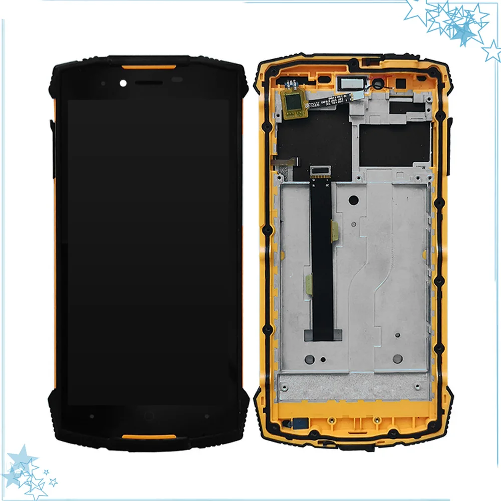 5 5 for doogee s55 lcd display touch screen digitizer assembly with frame for doogee s55 lite lcd phone accessories free global shipping