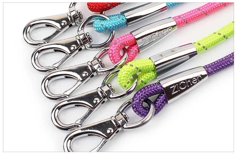 SYDZSW отражающий плетение нейлоновый поводок для собак Мягкая ручка из пенопласта