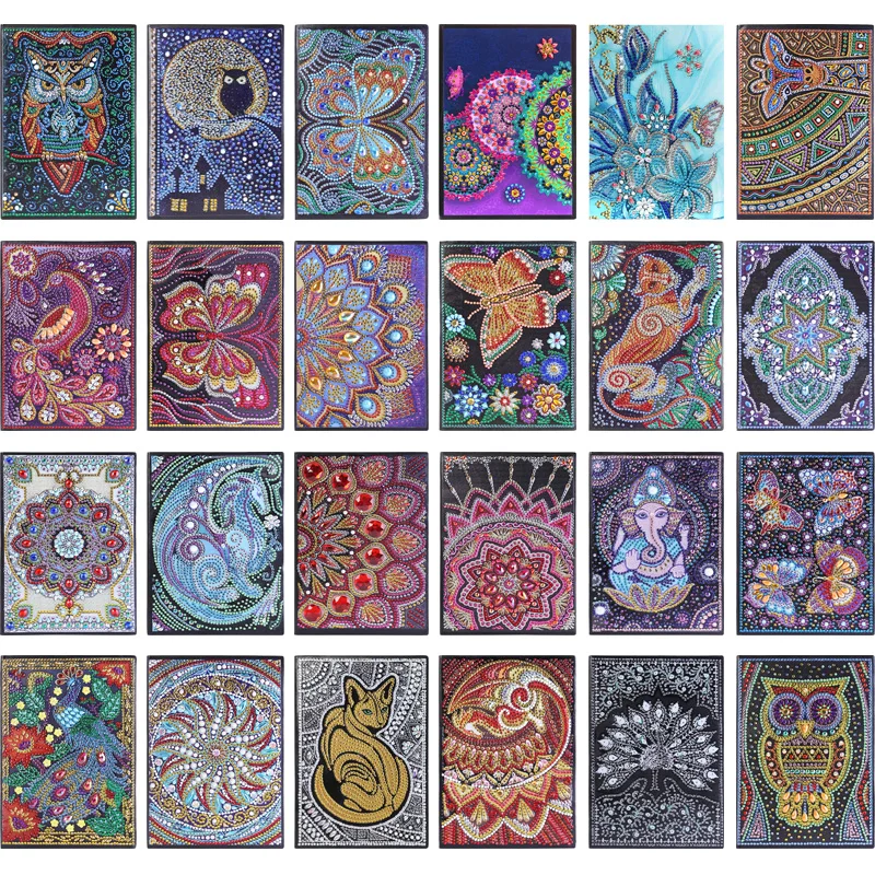 Diy Алмазная вышивка Блокнот Специальная форма алмазная живопись мультфильм