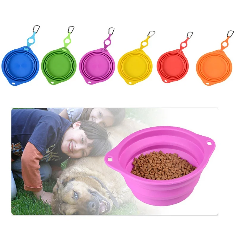 Новинка 2019 портативные миски для собак с пряжкой и чайником посуда щенка